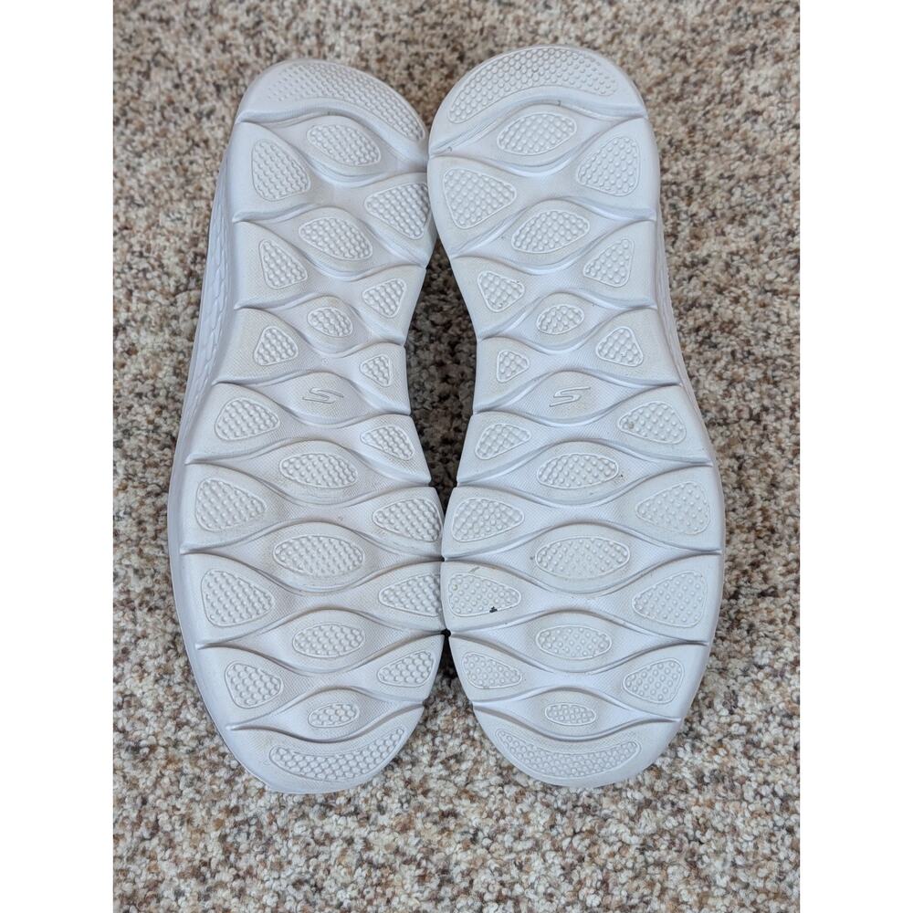 Skechers Air Cooled GOGA Mat Stretch Fit Slip-on Shoes Gray Knit Womens 8.5 - Picture 8 of 8